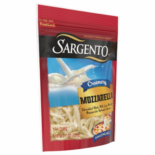 Sargento® Creamery Mozzarella Shredded Cheese Perspective: left
