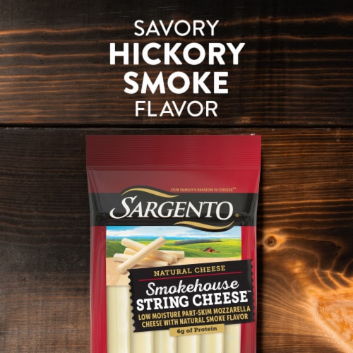Sargento® Smokehouse String Cheese™ Sticks Perspective: left