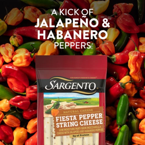 Sargento® Fiesta™ Pepper String Cheese Perspective: left