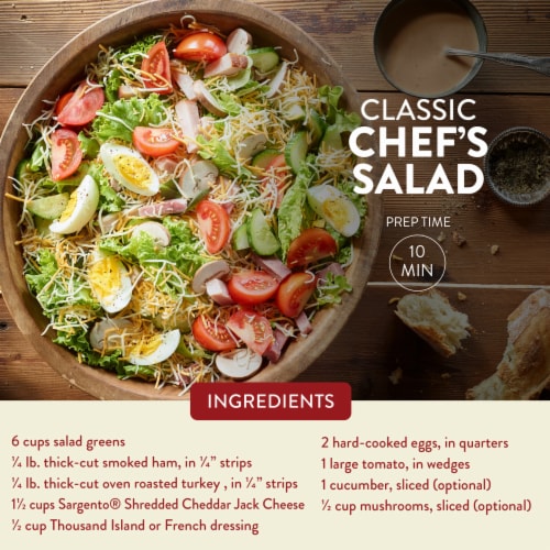 Sargento® Cheddar Jack Shredded Cheese Fine Cut Perspective: left