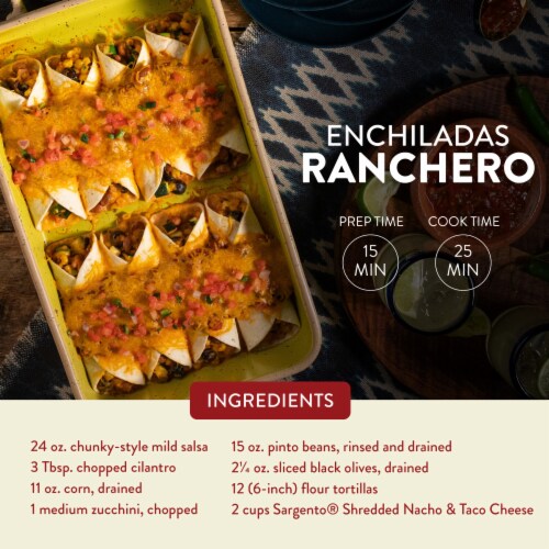 Sargento® Off the Block Shredded Nacho & Taco Cheese Perspective: left