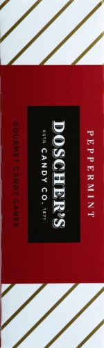 Doscher's Peppermint Holiday Candy Canes Perspective: left