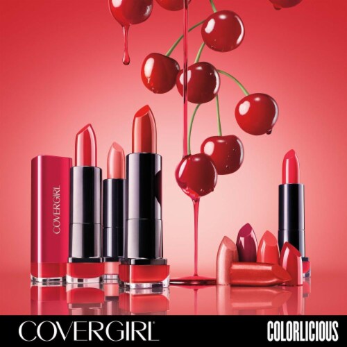 CoverGirl Colorlicious Decadent Peach 280 Lipstick Perspective: left