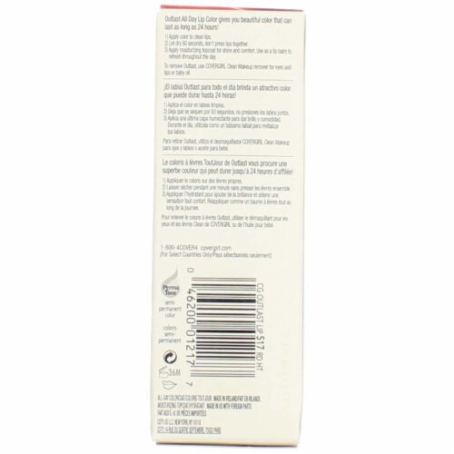 CoverGirl Outlast® 517 All-Day Red Hot Lip Color Perspective: left