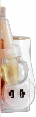 Glade PlugIns Cozy Autumn Cuddle Wamer and Scented Oil Refill Perspective: left