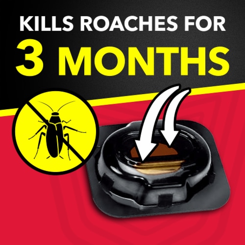 Raid Double Control Large Roach Baits, 8 Count Perspective: left