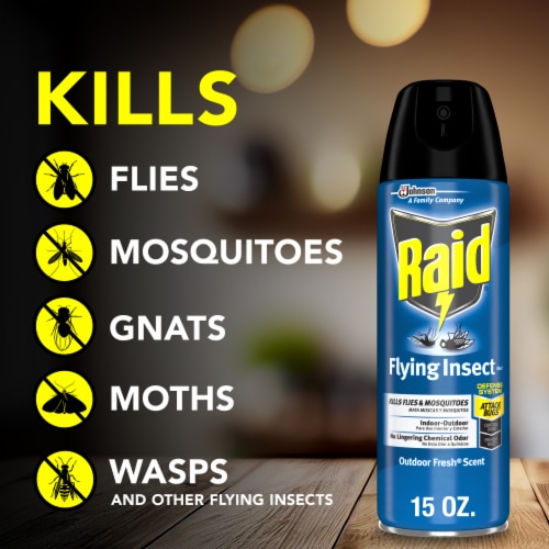 Raid® Outdoor Fresh® Scent Flying Insect Insecticide Spray Perspective: left