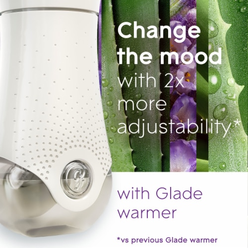Glade® Tranquil Lavender & Aloe Scented Oil PlugIns Perspective: left