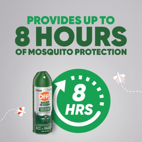 OFF!® Deep Woods Long Lasting Protection Insect Repellent Perspective: left