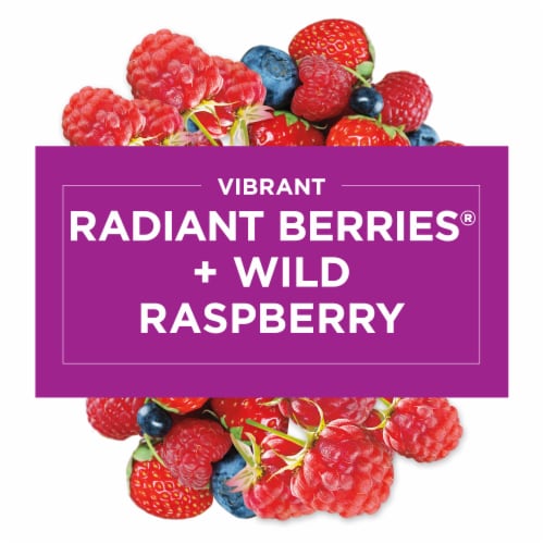 Glade Vibrant 2-In-1 Radiant Berries® + Wild Raspberry Candles Perspective: left