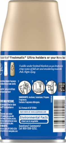 Glade Limited Edition Fall Night Long Scented Automatic Spray Refill Perspective: left