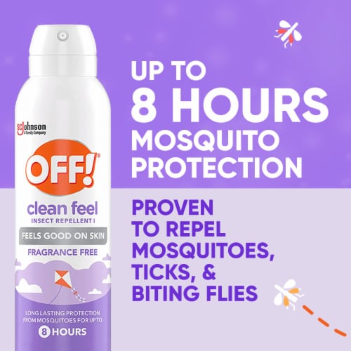 Off!® Clean Feel Insect Repellant Perspective: left