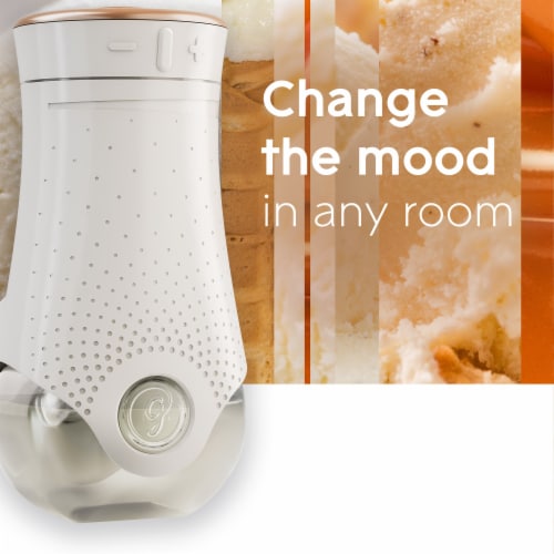 Glade® PlugIns® Scented Oil Refills Air Freshener Vanilla Caramel Twist Perspective: left