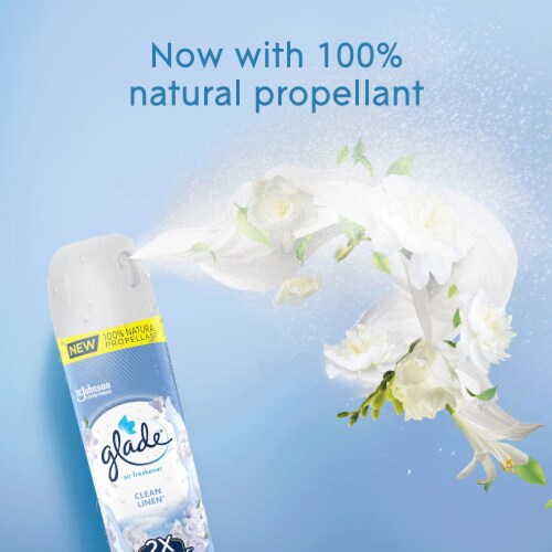 Glade® Clean Linen Air Freshner Spray Perspective: left