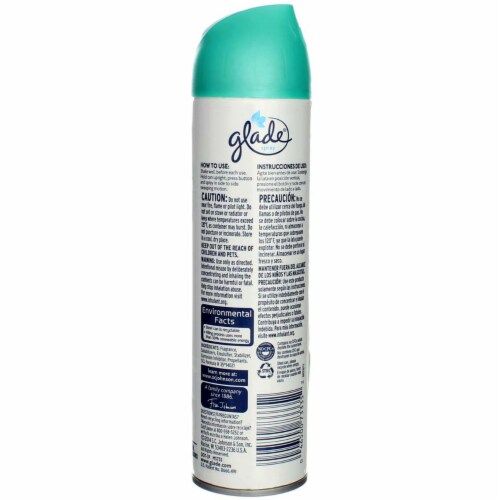 Glade® Crisp Waters Aerosol Spray Air Freshener Perspective: left