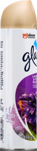 Glade Lavender & Peach Blossom Room Spray Perspective: left