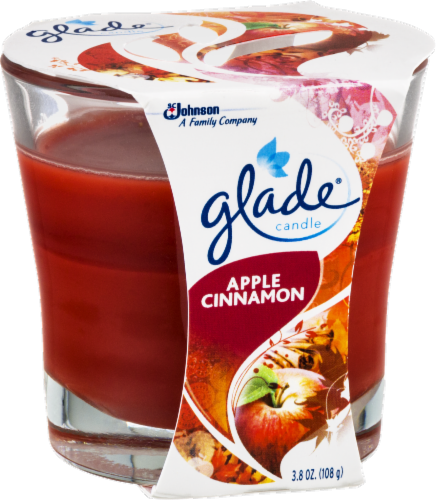 Glade Apple Cinnamon Candle Perspective: left