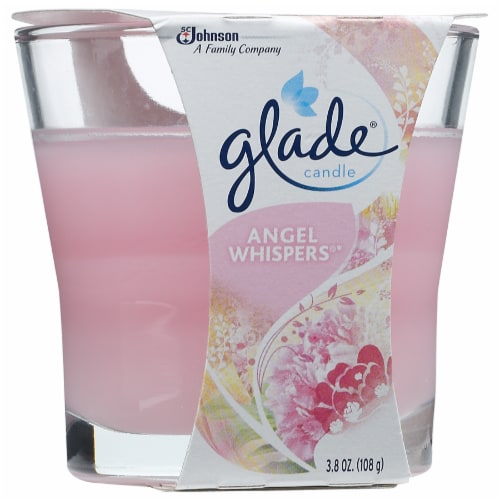 Glade Angel Whispers Candle Perspective: left