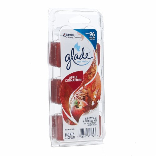 Glade Apple Cinnamon Wax Melts Air Freshener Refill Perspective: left