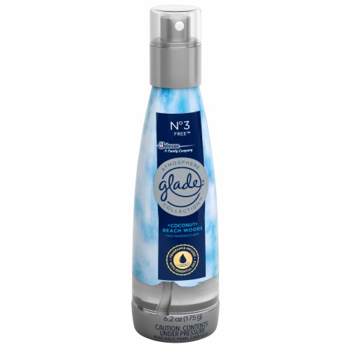 Glade Atmosphere Fine Fragrance Mist No. 3 Free: Coconut & Beach Woods Perspective: left