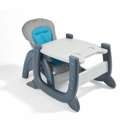 Envee II Baby High Chair with Playtable Conversion Charcoal Teal