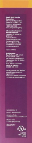 Philips 3.3-Watt (40-Watt) Candelabra Base Bent Tip Candle LED Light Bulbs Perspective: left
