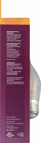 Philips 3.3-Watt (40-Watt) Medium Base Bent Tip Candle LED Light Bulbs Perspective: left