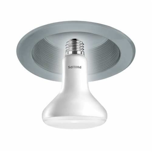 Philips 7.2-Watt (65-Watt) BR30 Reflector LED Dimmable Light Bulb - Daylight (5000K) Perspective: left