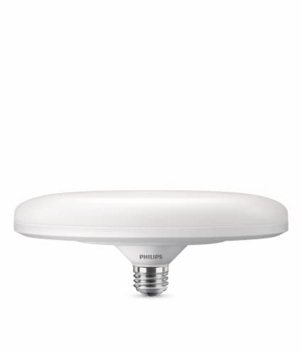 Philips 26-Watt (125-Watt) UFO LED Dimmable Light Bulb - Bright White (3000K) Perspective: left
