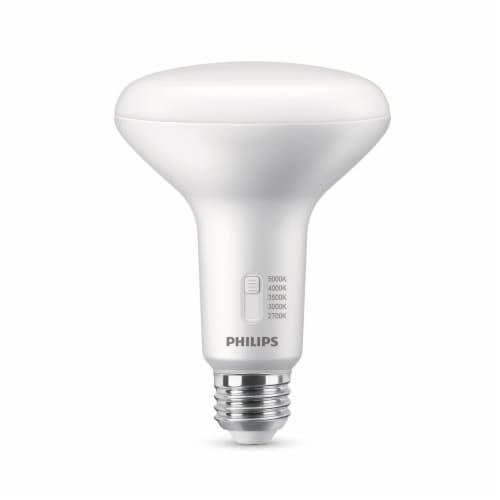 Philips 7.2-Watt (65-Watt) BR30 LED White Dial Light Bulb - 5 Shades of White Perspective: left