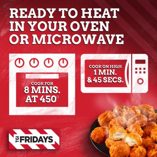 TGIF Buffalo Style Boneless Chicken Bites Frozen Snacks Perspective: left