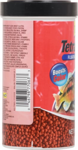Tetra Floating Cichlid Pellets Perspective: left