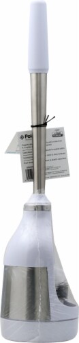 Polder® Belle Toilet Brush Caddy Perspective: left