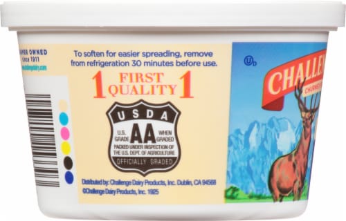 Challenge® Salted Whipped Butter Tub Perspective: left