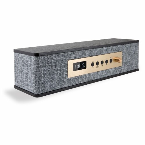 iLive Retro Bluetooth Fabric Speaker Perspective: left