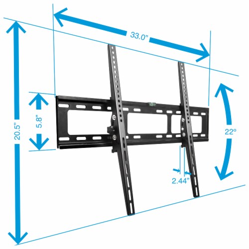 Anchor Fixed/Tilt for 37-85" TVs Mount Perspective: left