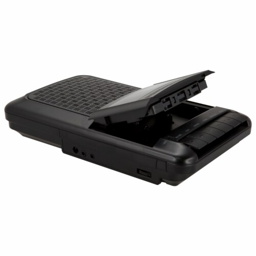GPX PRC257B Portable Cassette Player Perspective: left