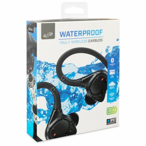 iLive® Waterproof Truly Wireless Earbuds Perspective: left