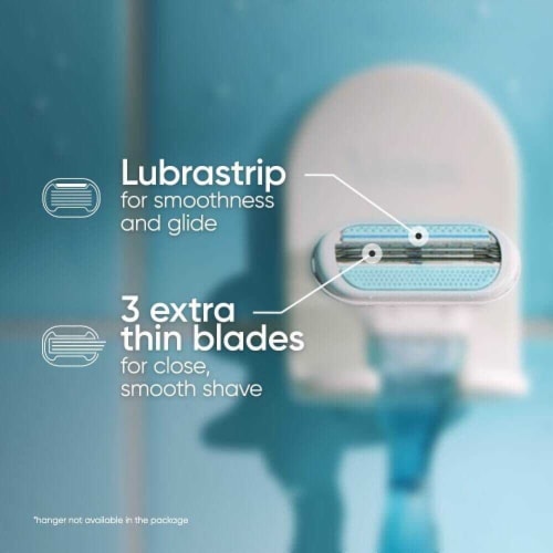 Gillette Venus Smooth Women's Razor Blade Refills Cartridges Perspective: left