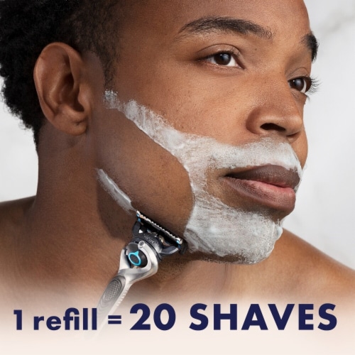 Gillette ProGlide Chill Men's Razors Handle and Blade Refill Cartridges Perspective: left