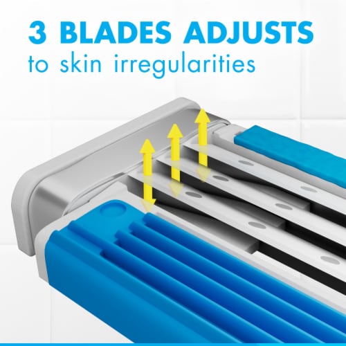Gillette Sensor3 Cool Men's Disposable Razors Perspective: left