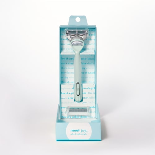 joy The Teal One Women's Razors and Blade Refill Cartridges Perspective: left