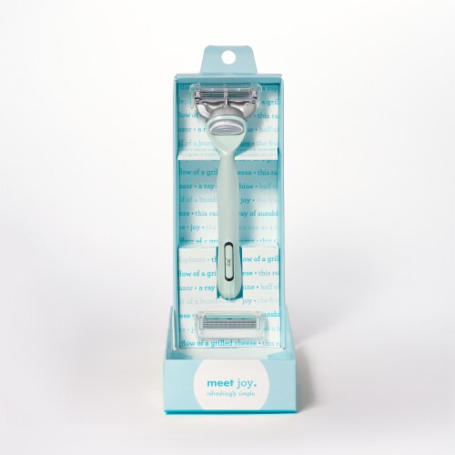 joy The Teal One Women's Razors and Blade Refill Cartridges Perspective: left