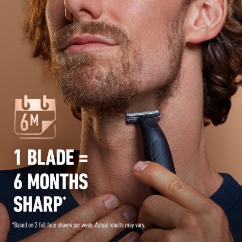 King C. Gillette Men's Cordless All-In-One Styler Beard Trimmer Perspective: left