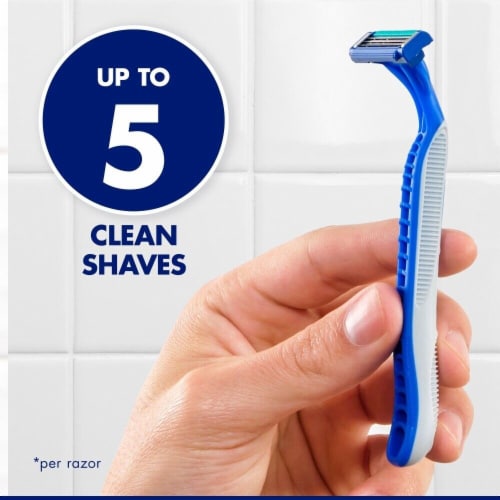 Gillette Sensor3 Simple Men's Disposable Razors Perspective: left