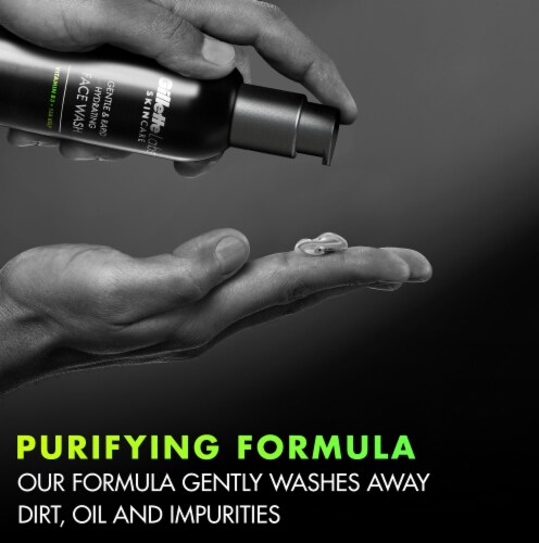 Gillette Labs Men's Gentle and Rapid Hydrating Face Wash Perspective: left