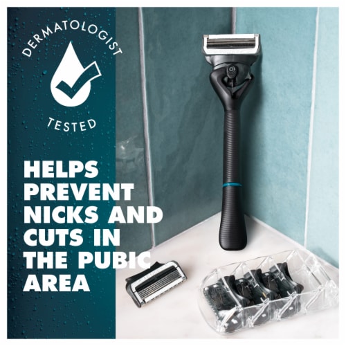 Gillette® Intimate Groin Razor Perspective: left