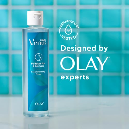 Gillette Venus for Facial Hair & Skin Care Cleansing Primer Perspective: left
