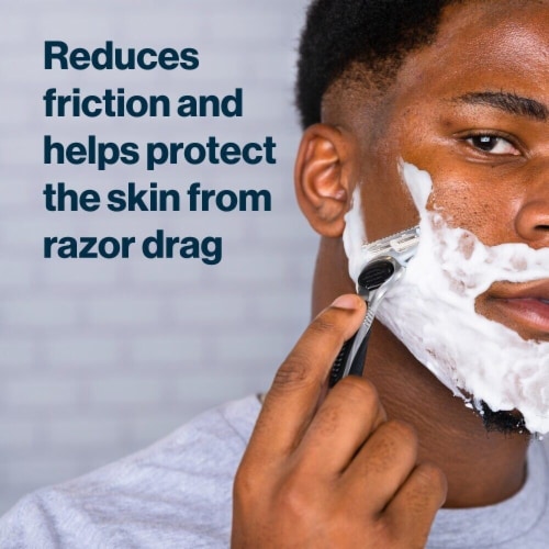Gillette SkinGuard Men's Skin Protect Sensitive Shave Gel with Shea Perspective: left