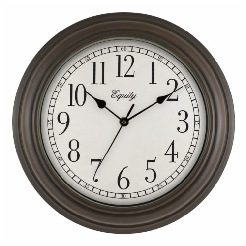 Equity by La Crosse Cora Quartz Analog Wall Clock Perspective: left